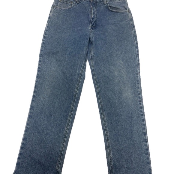 Carhartt Other - Carhartt Vintage  Mens  Blue Denim Work Jeans Size 36x30 Act (36x29) Distressed